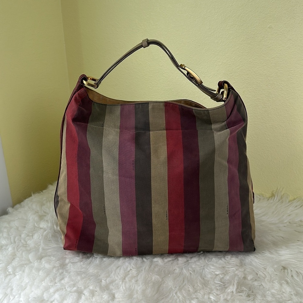 💯Authentic Fendi Striped Multicolor Hobo Bag🍀 - Picture 4 of 16